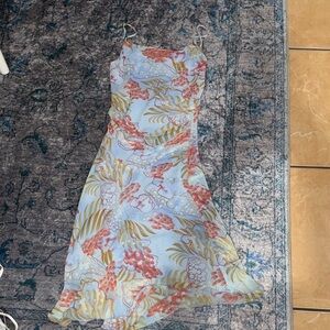 Floral Spaghetti Strap Dress